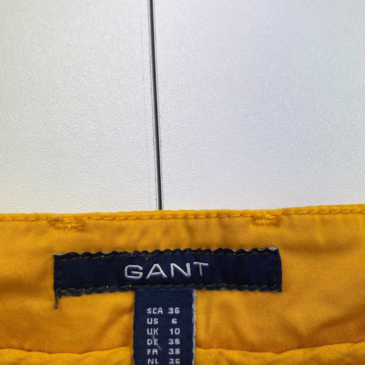 GANT Yellow Chino Pants Trousers Size EU 36 UK 10 US 6