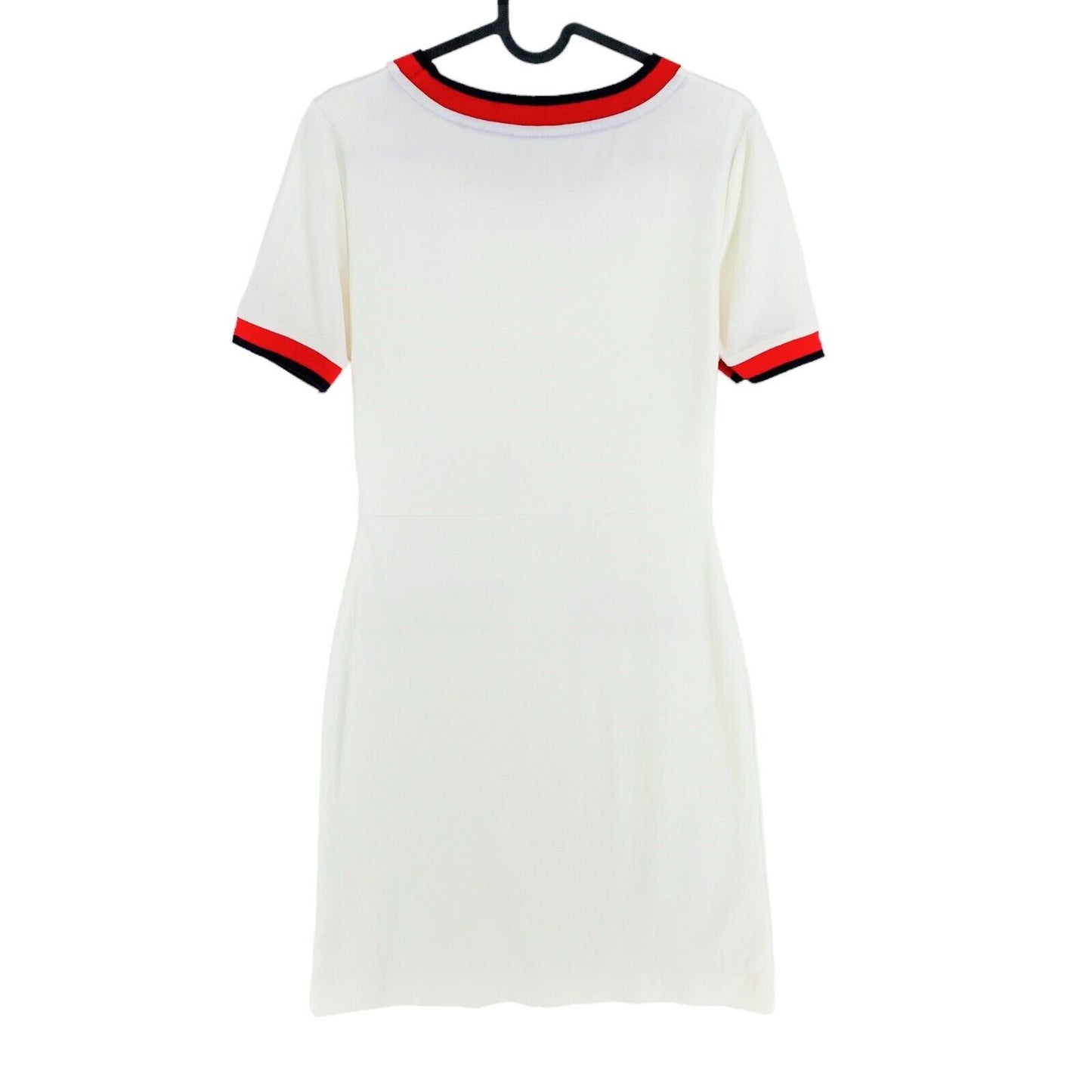 GANT White Jersey Crew Neck Dress Size S