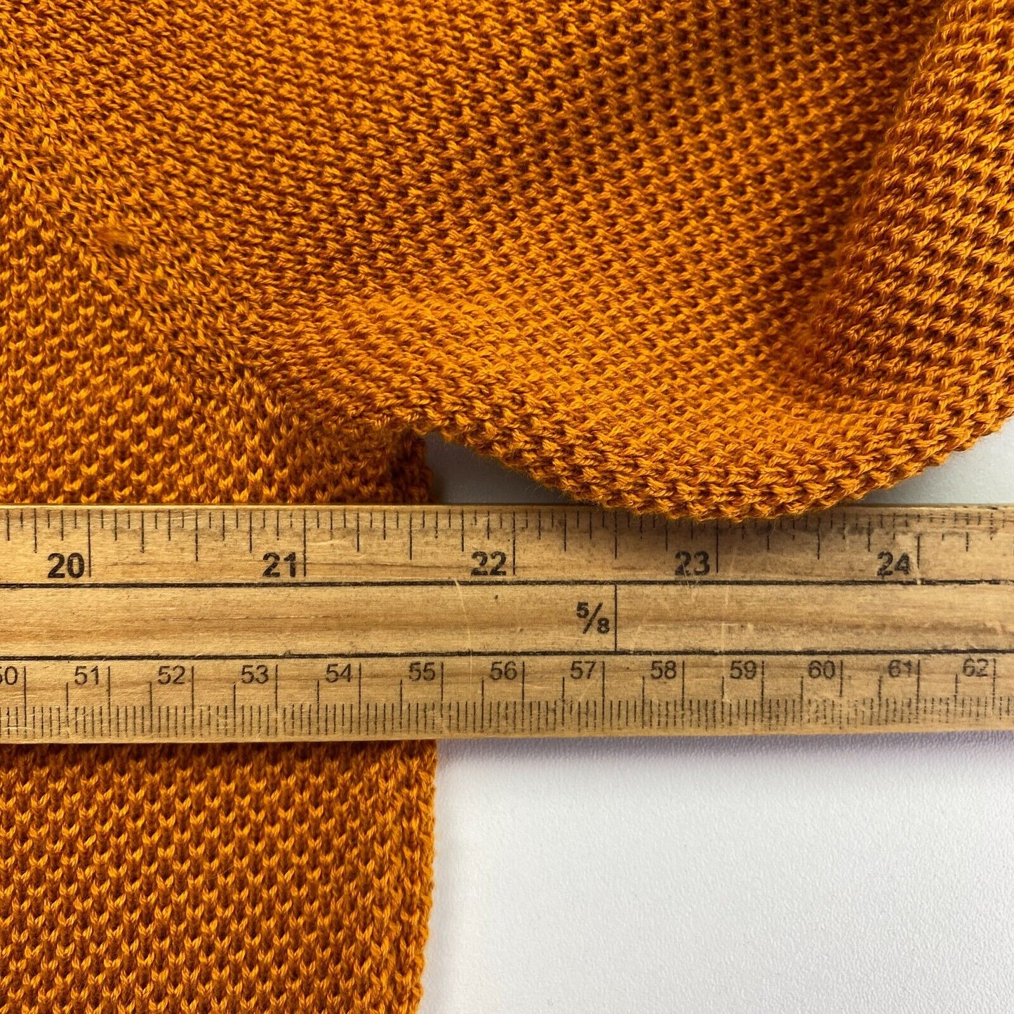 GANT Yellow Cotton Pique Crew Neck Sweater Pullover Size XL