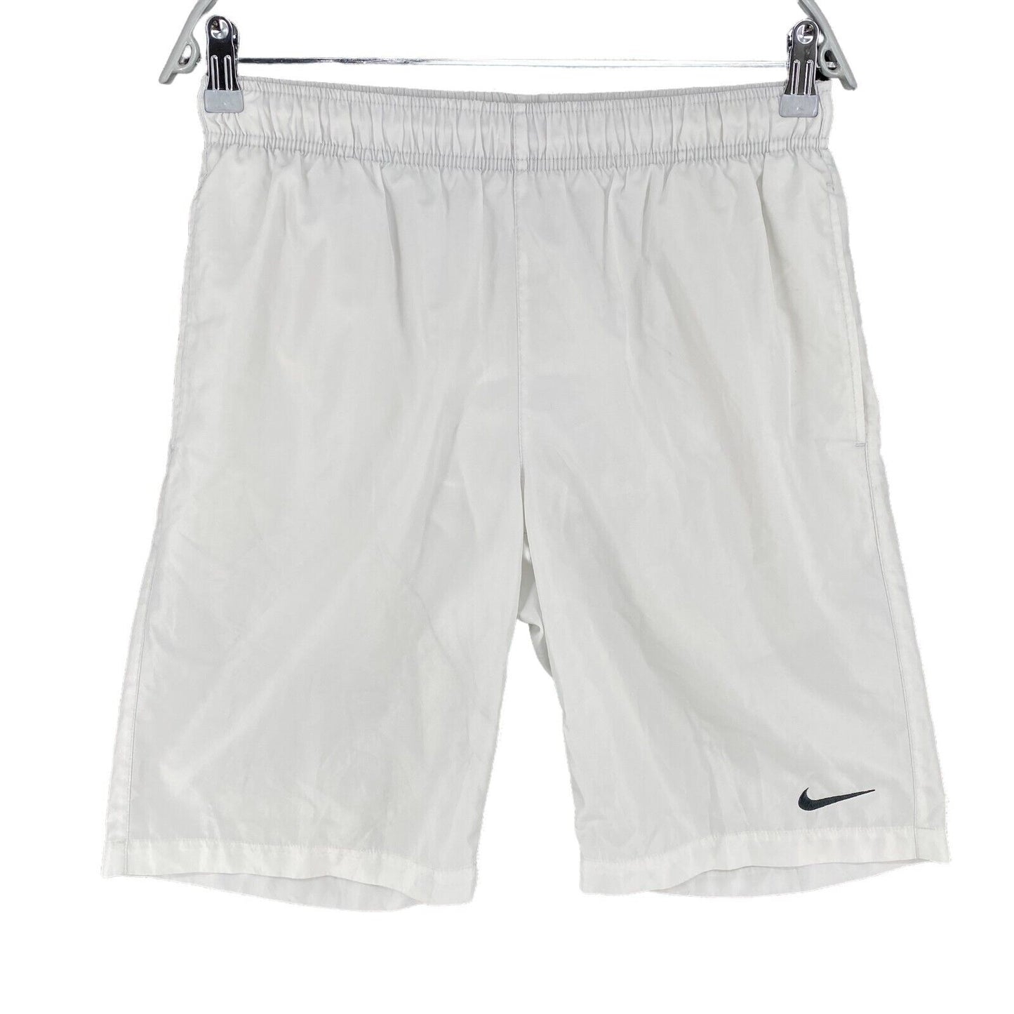 NIKE Short de sport blanc Taille S