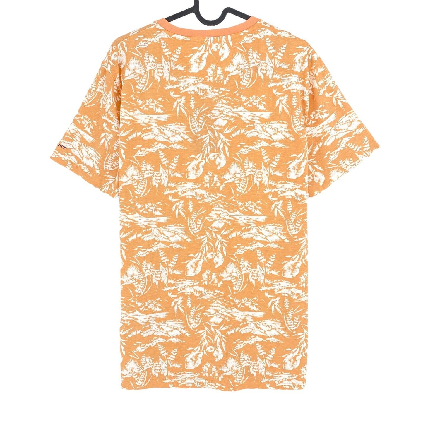 GANT Orange Riviera View T-Shirt mit Rundhalsausschnitt, Größe M