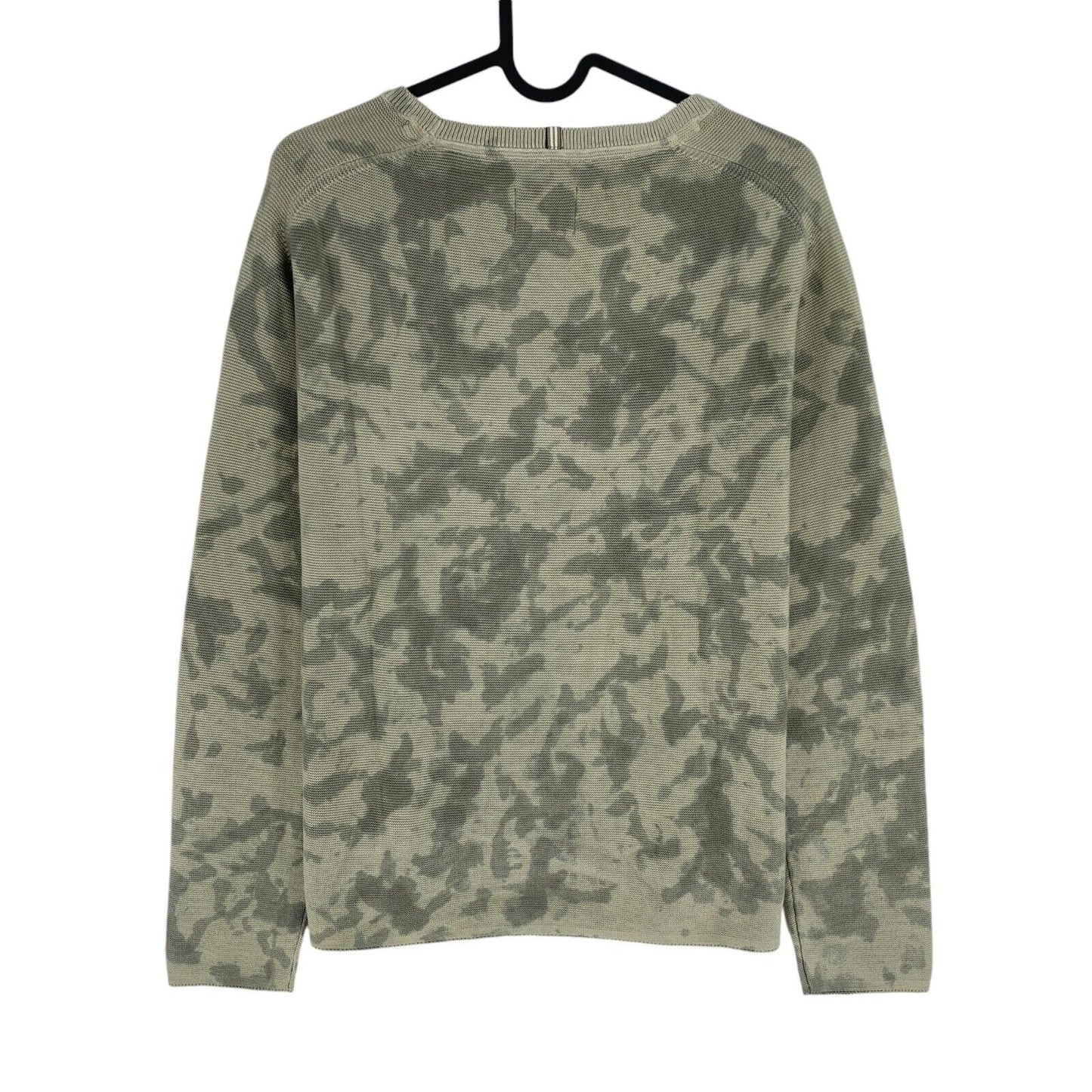 Camel Active Women Green Camouflage Crew Neck Sweater Jumper Size S