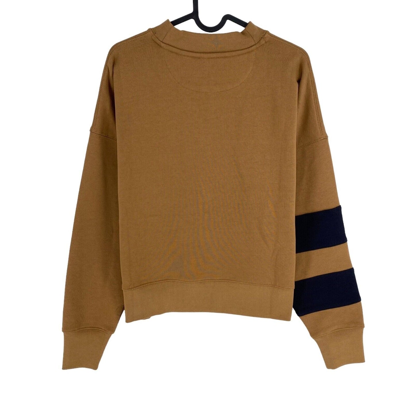 GANT Brown Retro Logo Block Crew Neck Sweater Jumper Size S