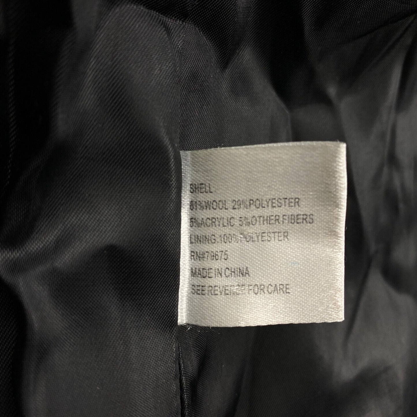 MICHAEL KORS Manteau à capuche en mélange de laine noire Taille S