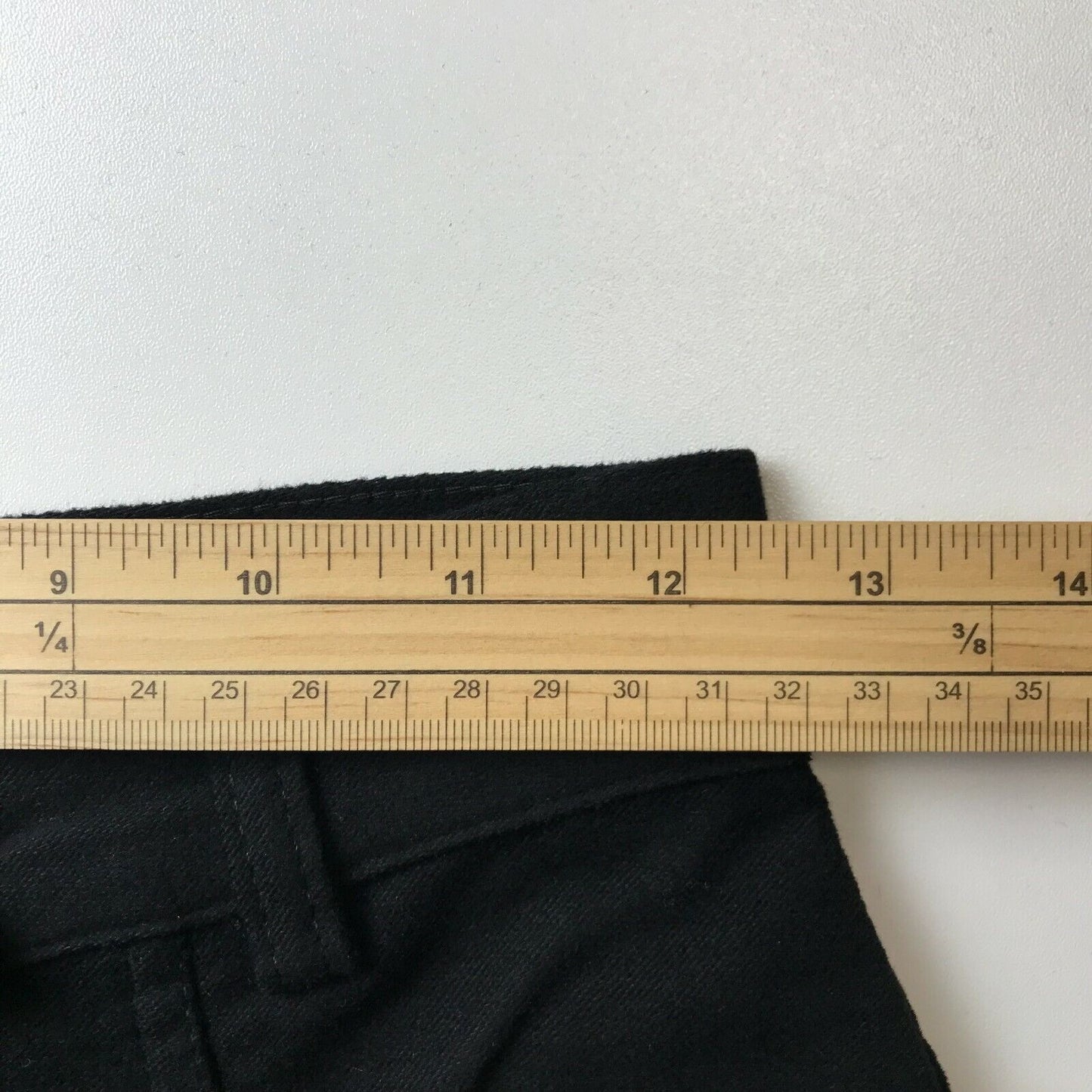 BLANC BLEU Damen Hose, schwarz, normale Passform, gerade Passform, Größe 36 W25