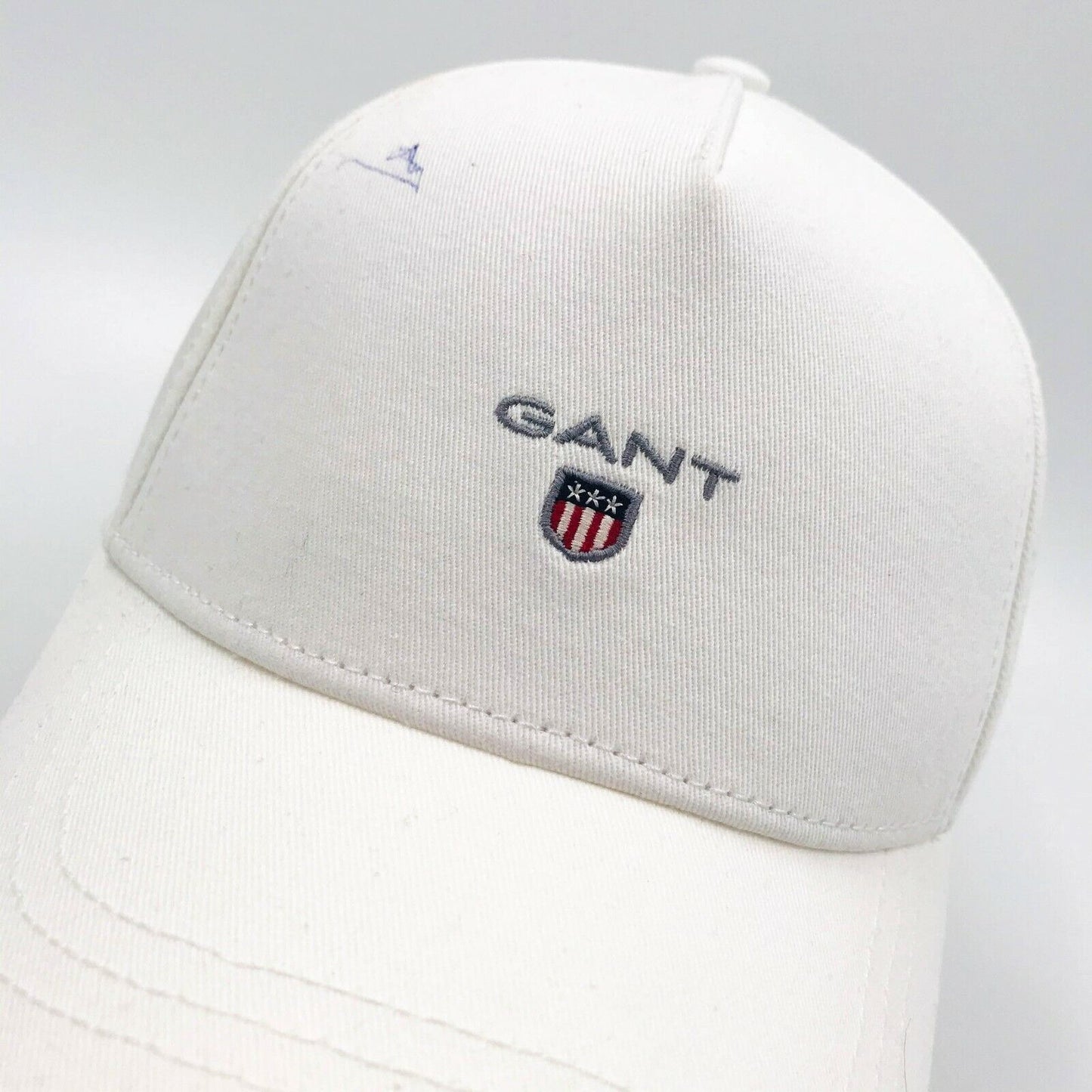 GANT White Original Shield Baseball Cap Hat Size S M