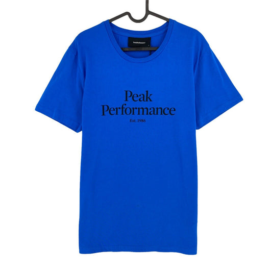 Peak Performance T-Shirt mit Rundhalsausschnitt, Marineblau, Größe L