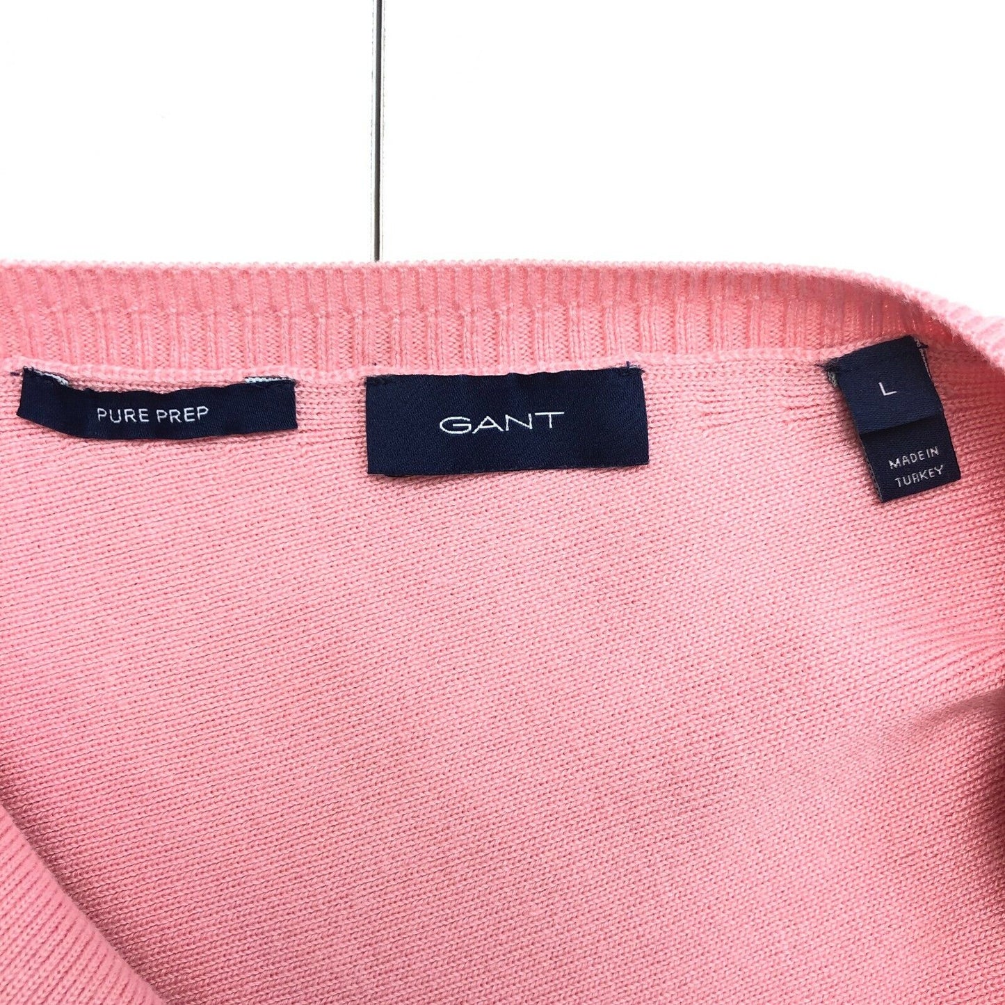 GANT Pink Pure Prep Crew Neck Sweater Jumper Size L