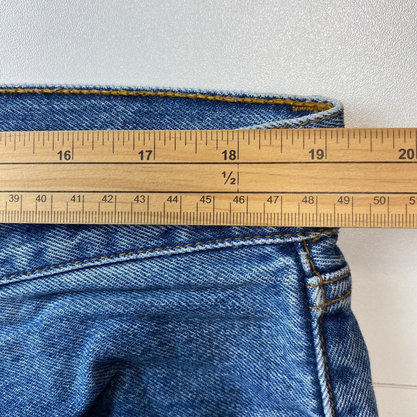 Vintage Levi's 501 Blue Original Regular Straight Fit Jeans W38 L32