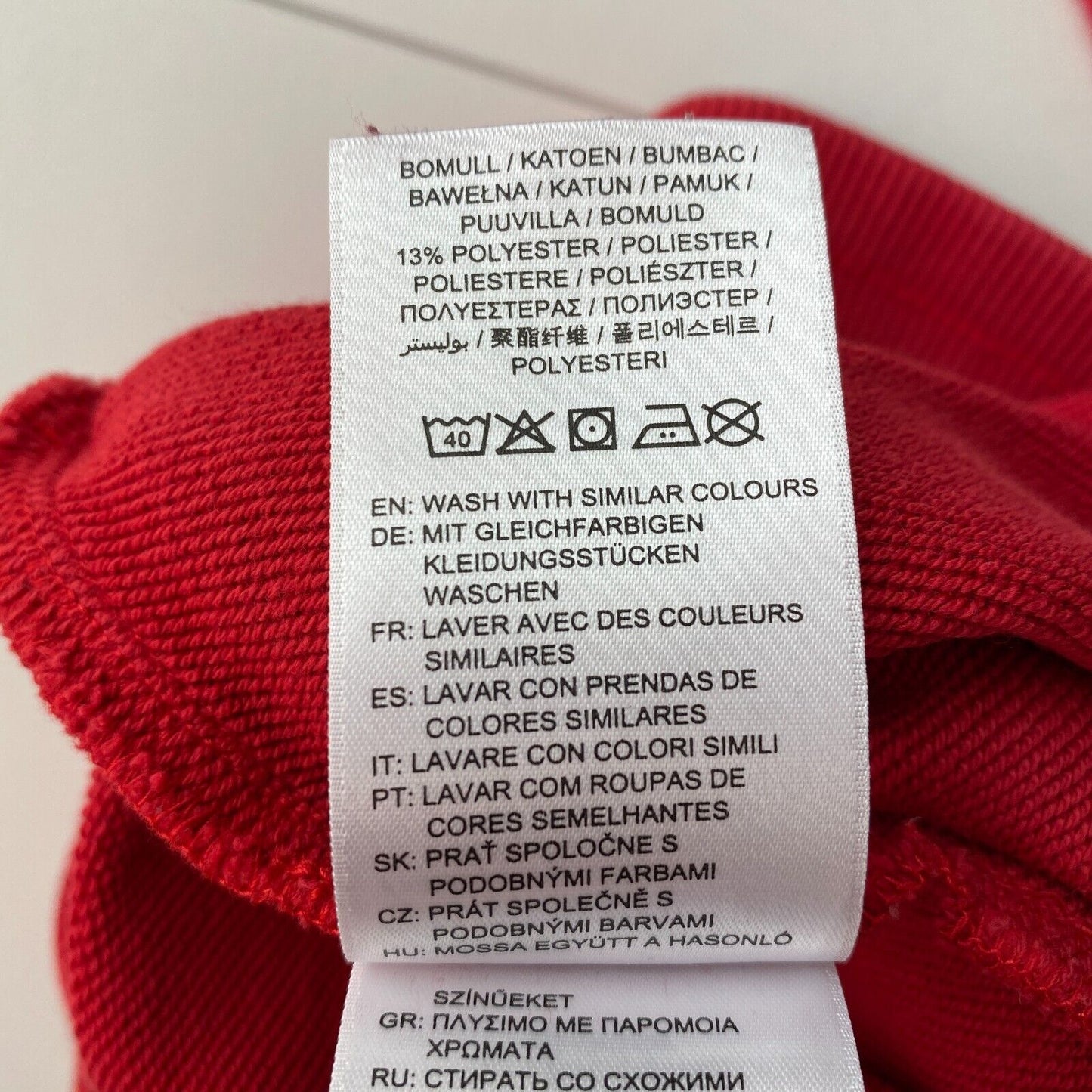 GANT Women Red Regular Fit Sweat Trousers Size S