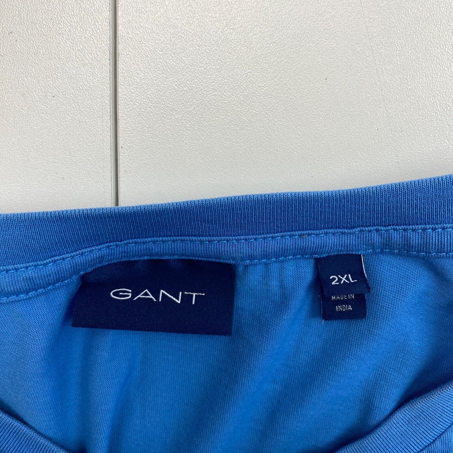 GANT Men Blue Original Crew Neck Short Sleeves T Shirt Size 2XL