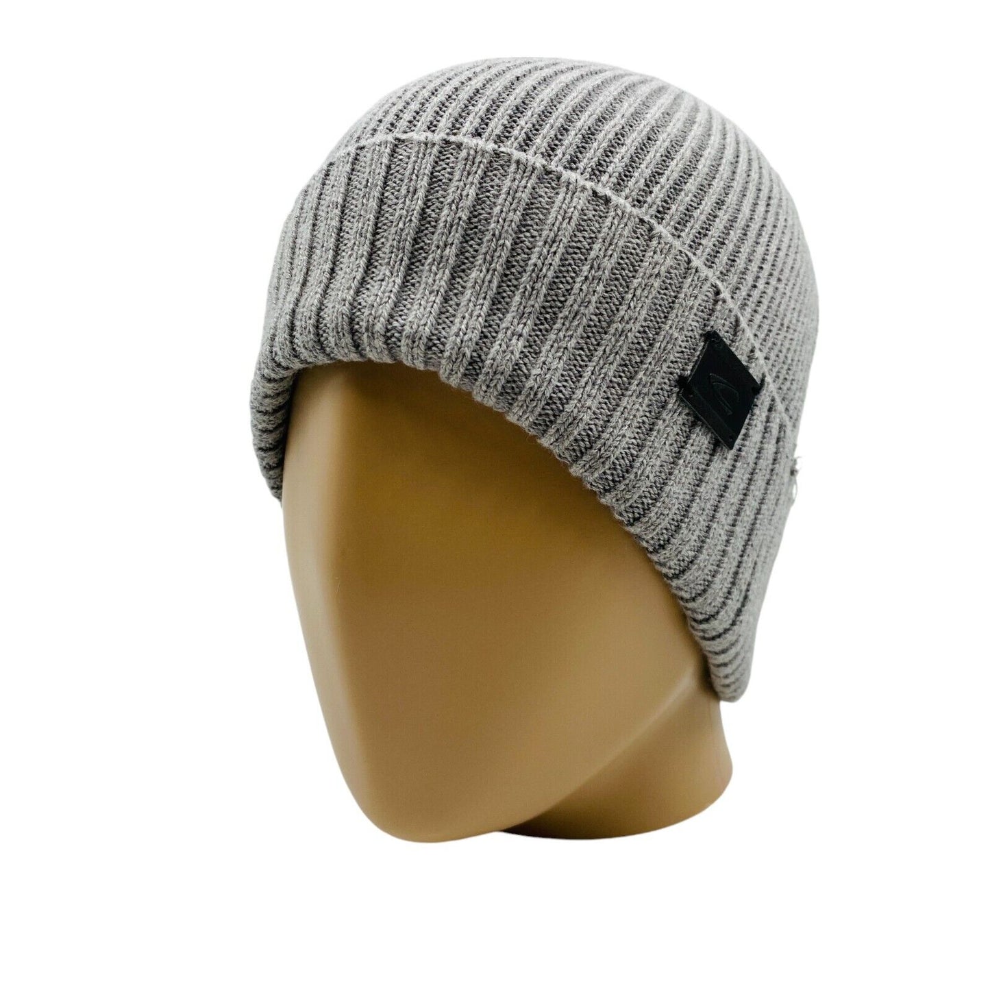 Camel Active Mens Grey Cotton Cashmere Blend Beanie Winter Hat One Size