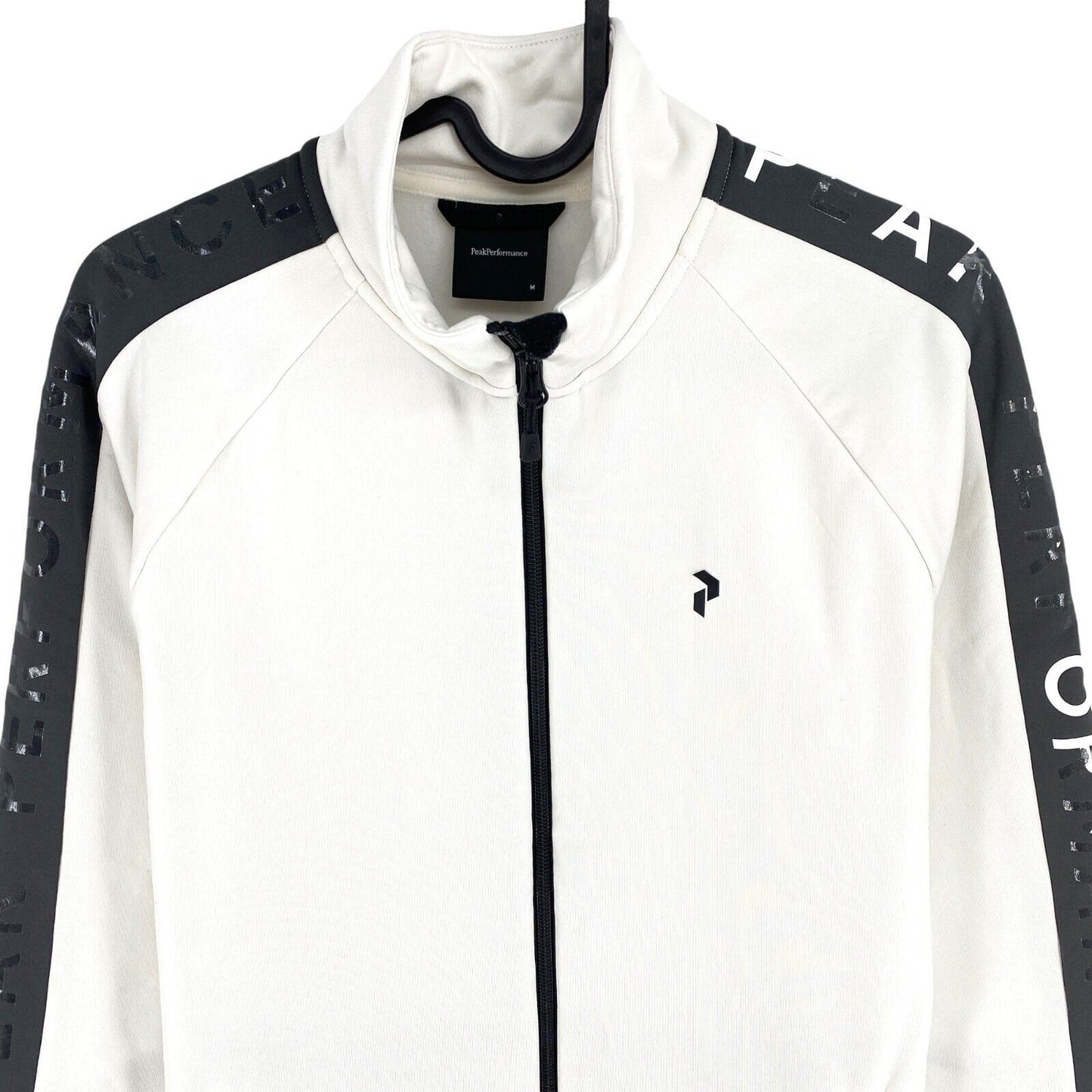 Peak Performance Women White Rider Full Zip Jacket Size M