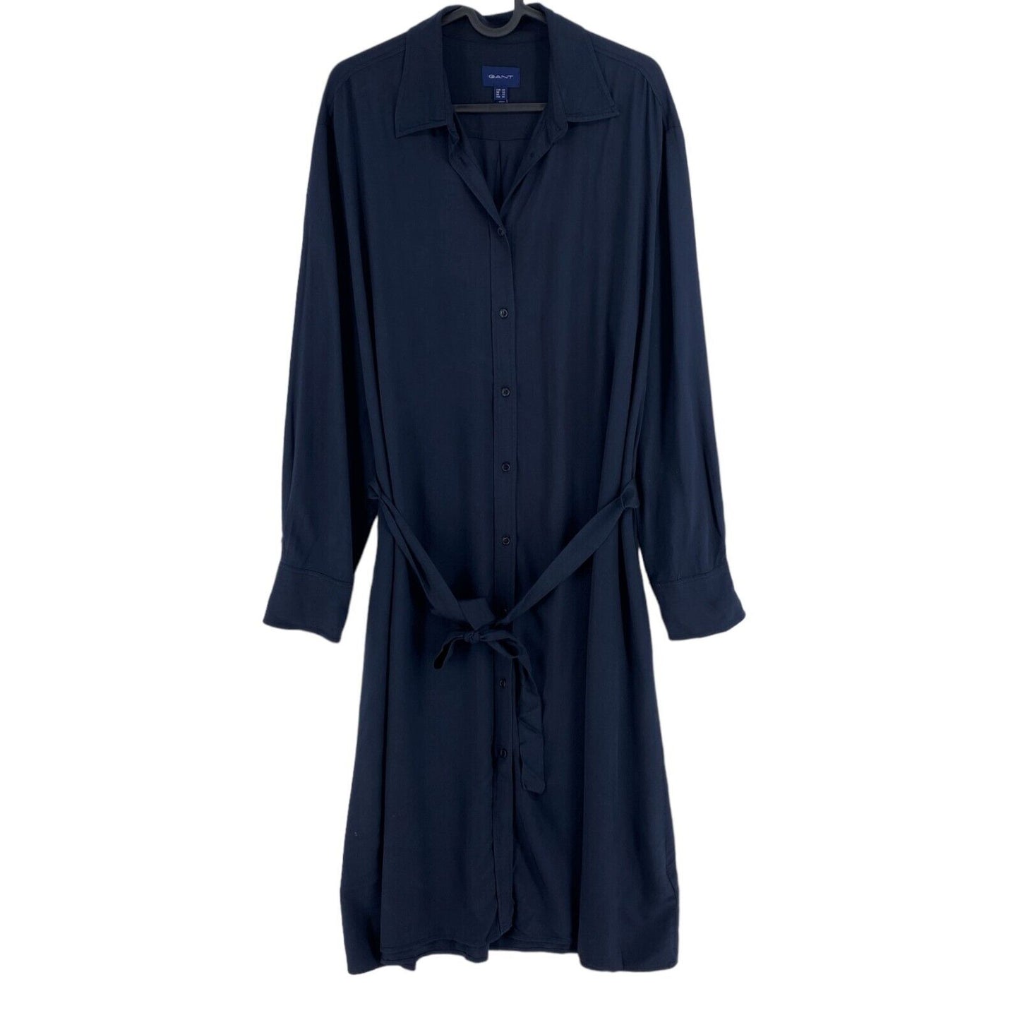 GANT Robe chemise à manches longues bleu marine Taille EU 40 UK 12 US 10