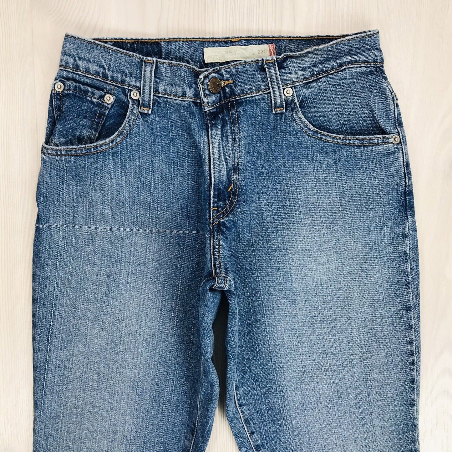 Vintage Levi's 550 Women Blue Classic Relaxed Bootcut Fit Jeans 4 M / W27 L34