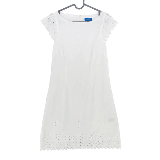 GANT White Broderie Anglaise Dress Size EU 36 UK 8 US 6