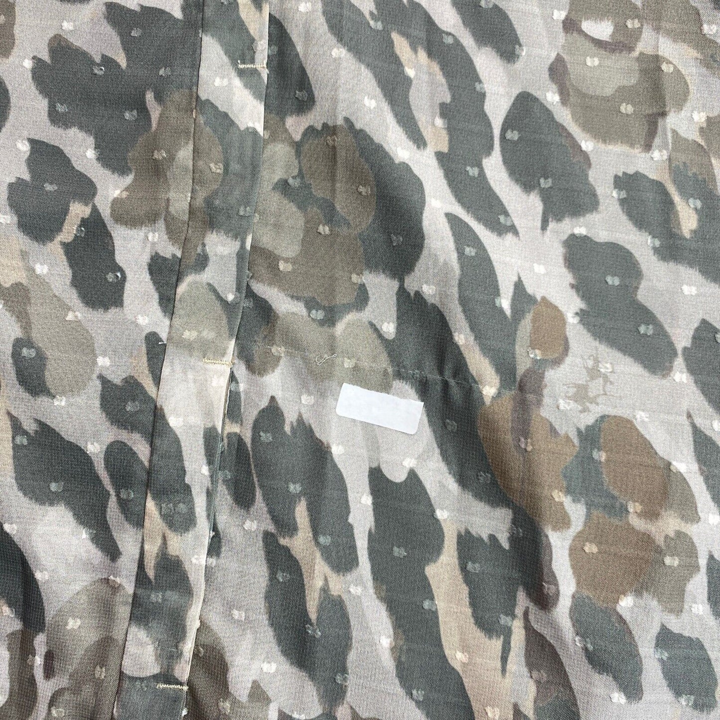 LA MARTINA Robe chemise ceinturée à manches longues camouflage vert Taille 3 / M