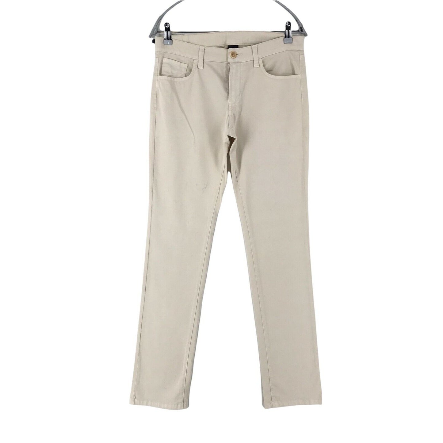 MARINA YACHTING Women Beige Regular Fit Chino Trousers Size W28