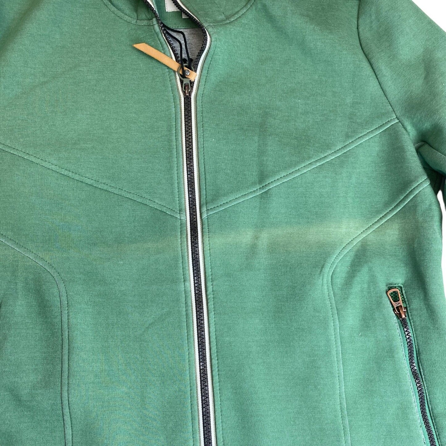 CAMEL ACTIVE Vert Full Zip Sweat à capuche Pull Taille EU 42 UK 14 US 12