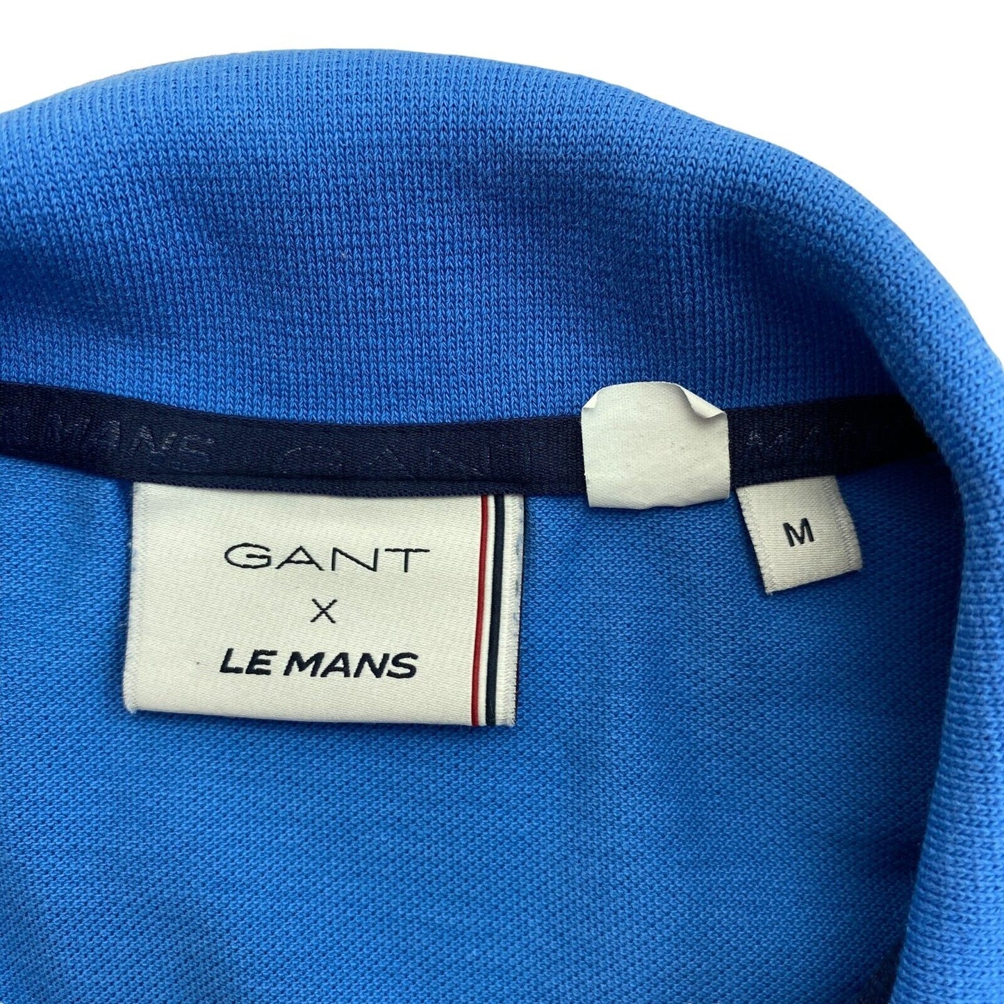 GANT x LE MANS Blue LM Pique Rugger Polo Shirt Size M