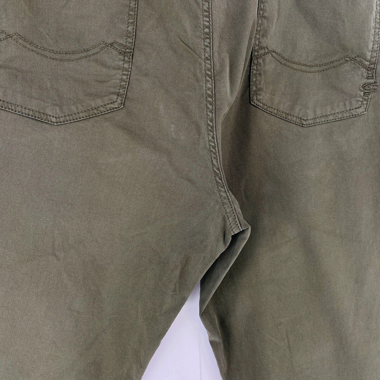 Camel Active Dark Green Mens Stretch Regular Straight Fit Jeans Size W42 L32