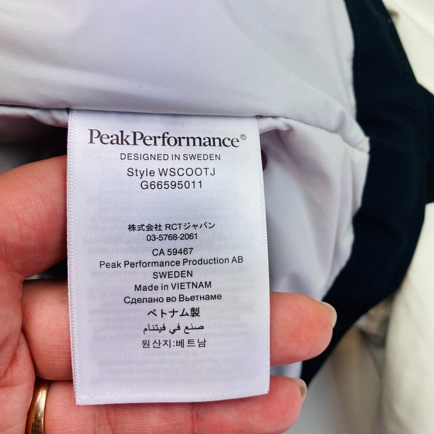 Peak Performance Women White Scoot HIPE CORE+ Ski Hooded Jacket Coat Size M