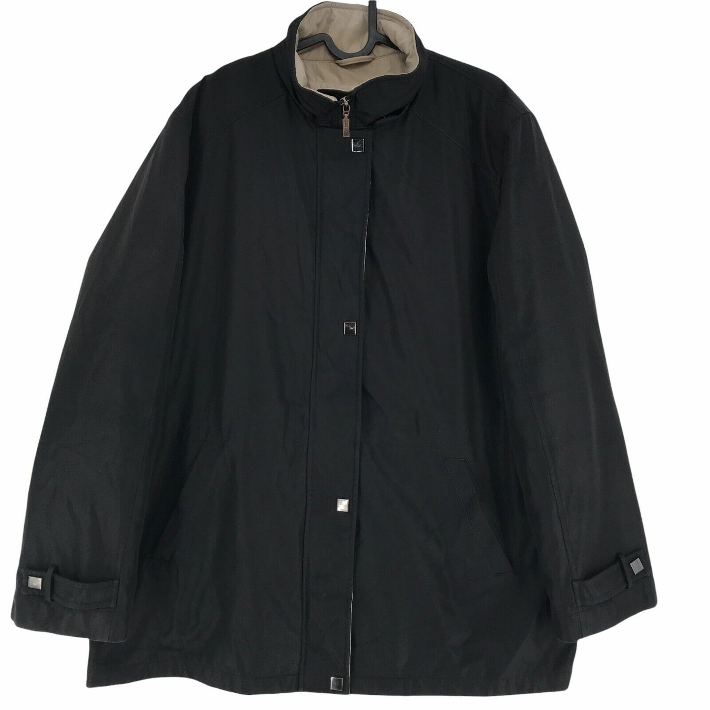 LONDON FOG Black Basic Coat Jacket Size L