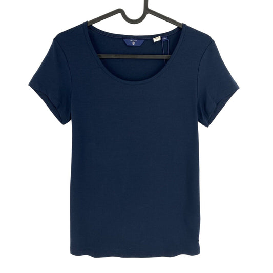 GANT T-shirt de luxe à col rond bleu marine taille XS