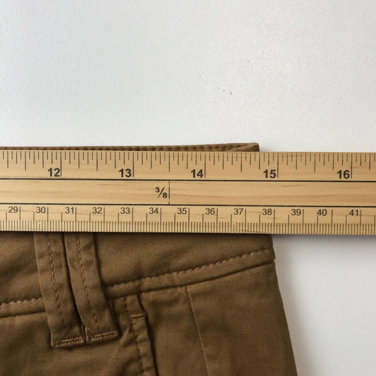 Massimo Dutti Damen Braun Casual Slim Fit Hose Größe EUR 36 USA 4 W29