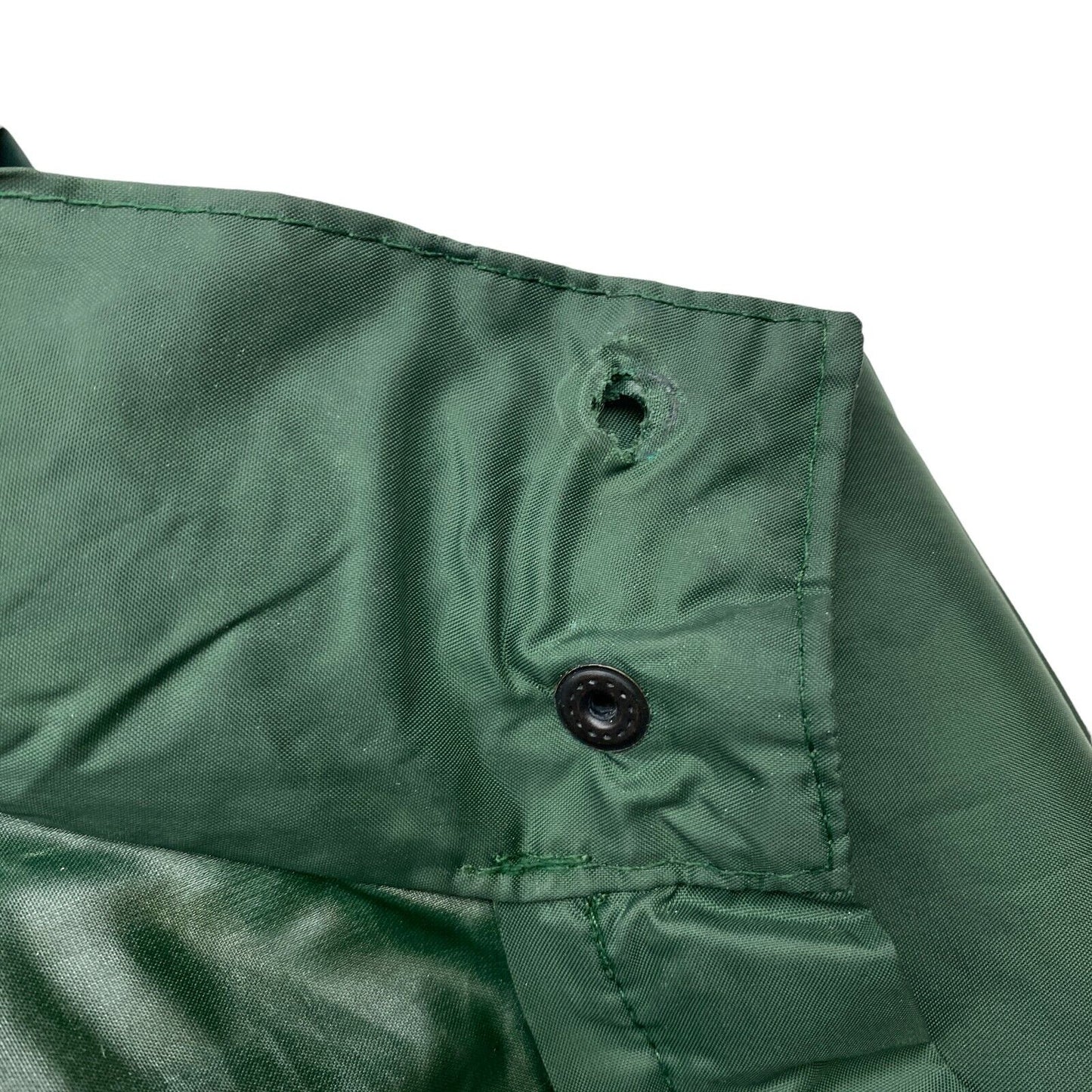 HELLY HANSEN Dark Green Hooded Rain Coat Size S