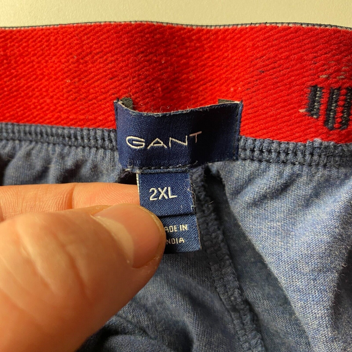 GANT Blue Stretch Regular Fit Sleeping Pajamas Sweat Trousers Size 2XL XXL