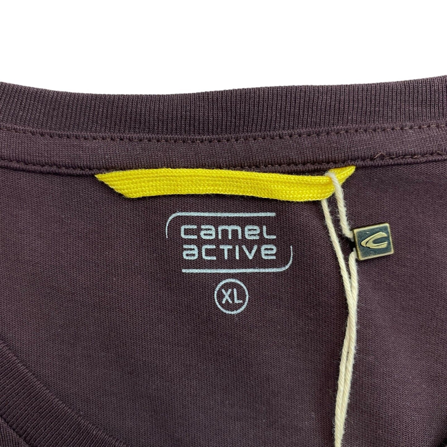 Camel Active Brown Crew Neck T Shirt Size XL