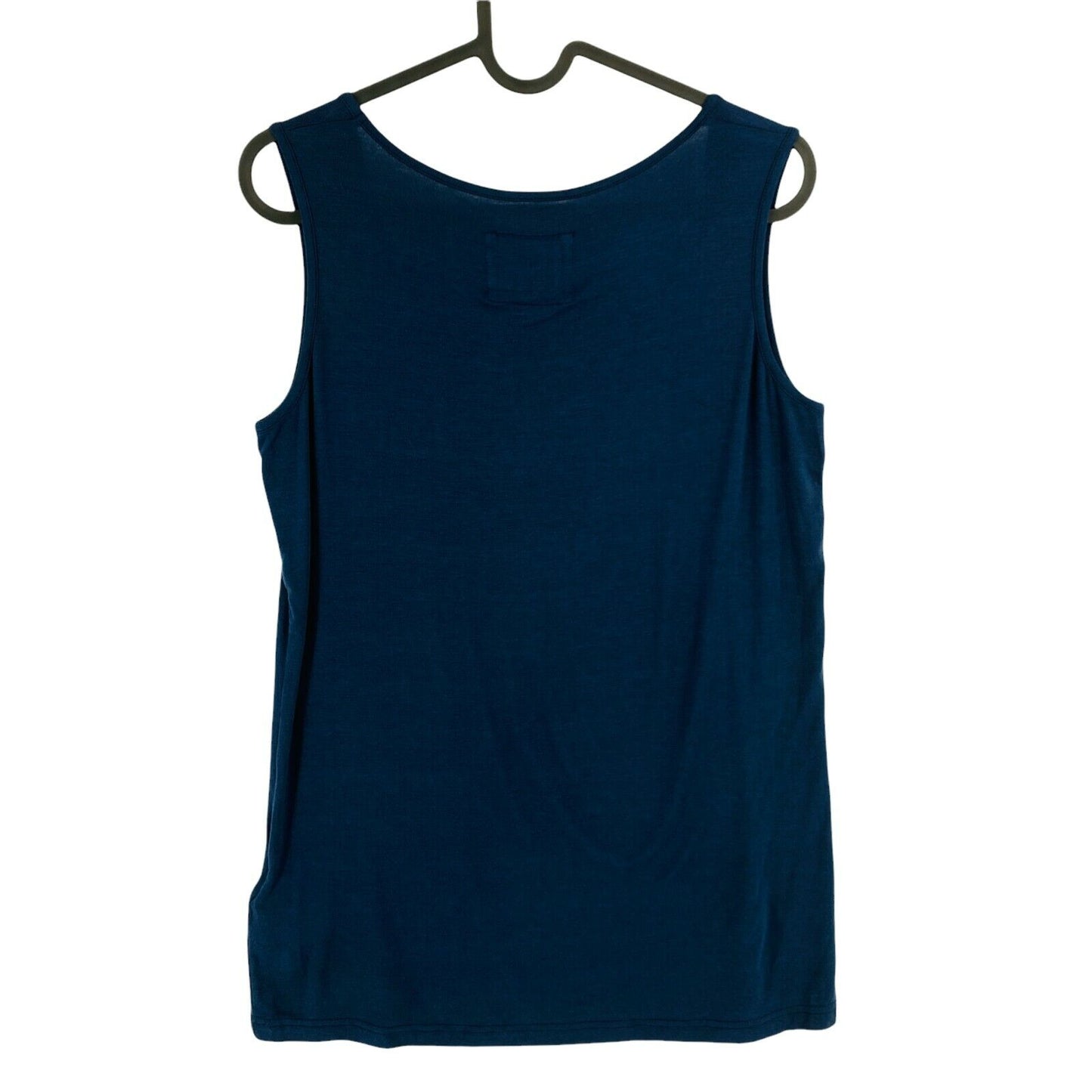 LA MARTINA Navy Blue Round Neck Tank Top T Shirt Size 4 / L