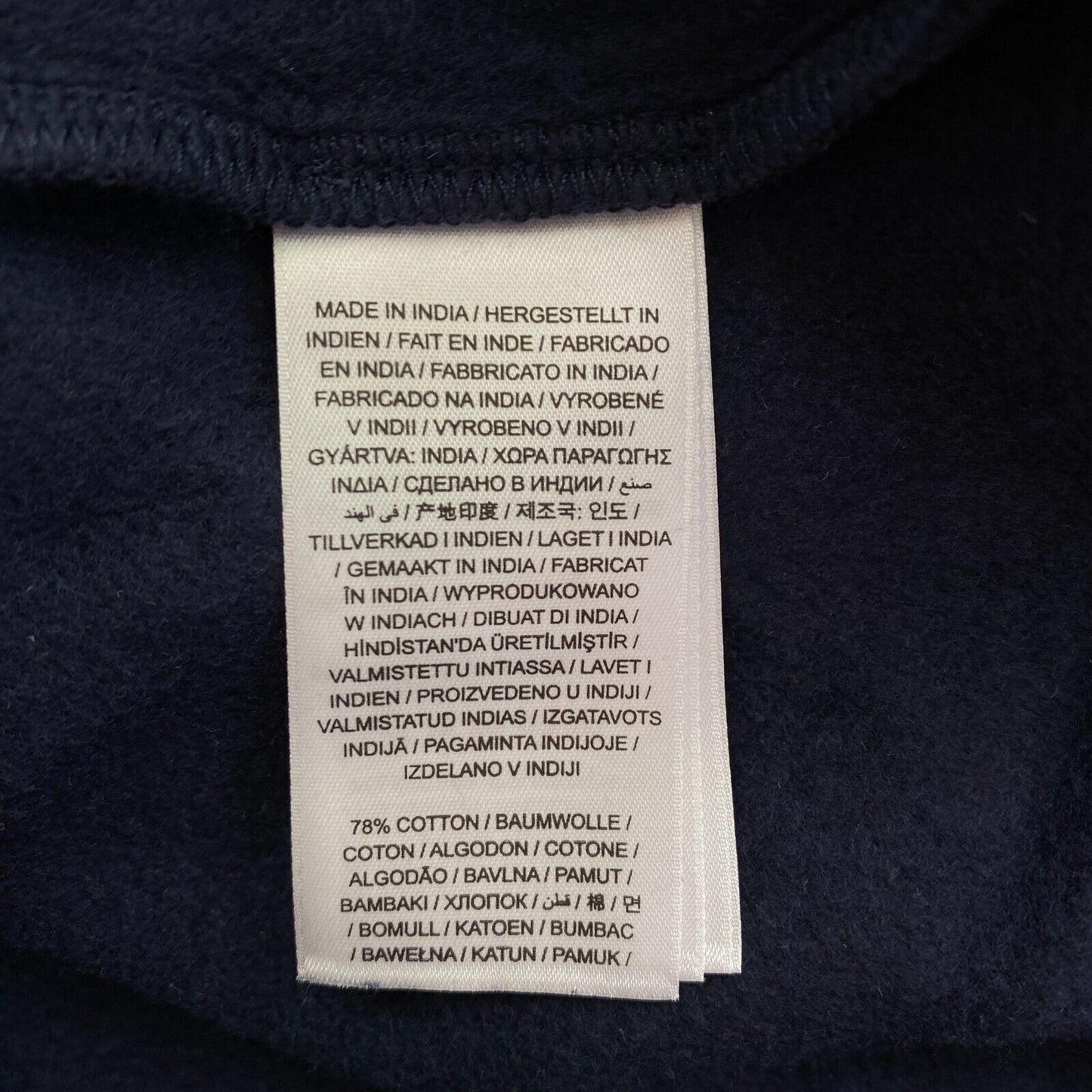 GANT Bleu Marine Tonal Archive Shield Sweat à capuche Pull Taille XS