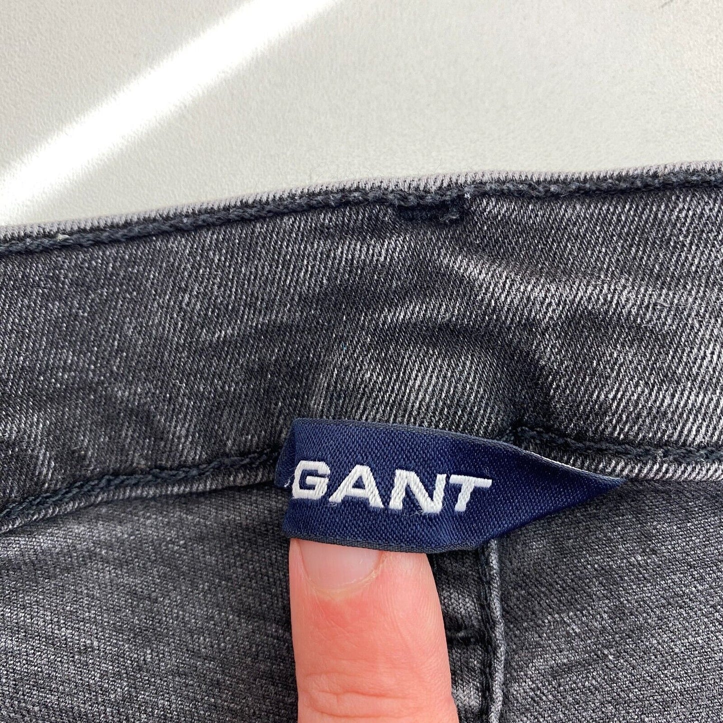 GANT Dark Grey MAXEN Extra Slim Fit Jeans Size W34 L32