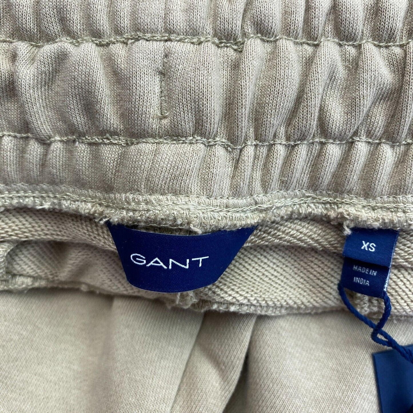 GANT Beige Reg Tonal Archive Shield Jogginghose Hose Größe XS