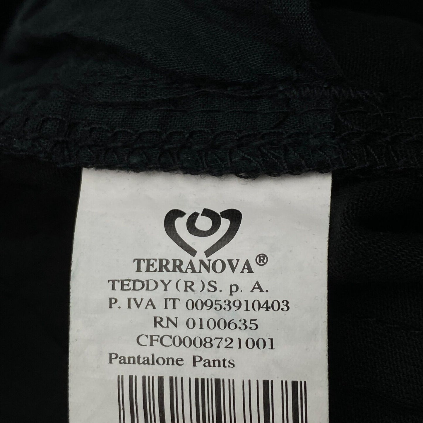 TERRANOVA Black Cotton Blend Flared Trousers Pants Size S W26 L36