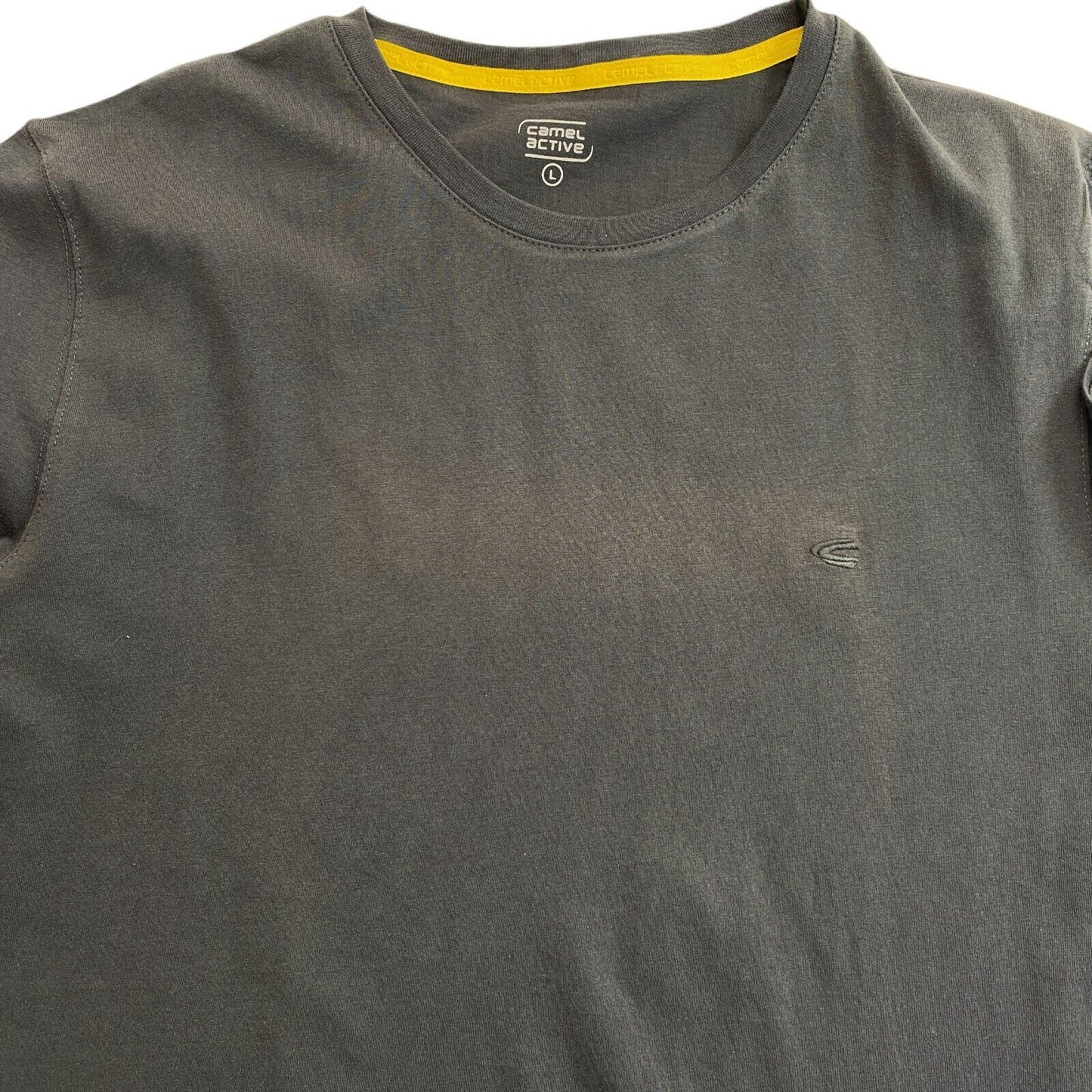 Camel Active Dark Grey Crew Neck T Shirt Size M L XL 2XL