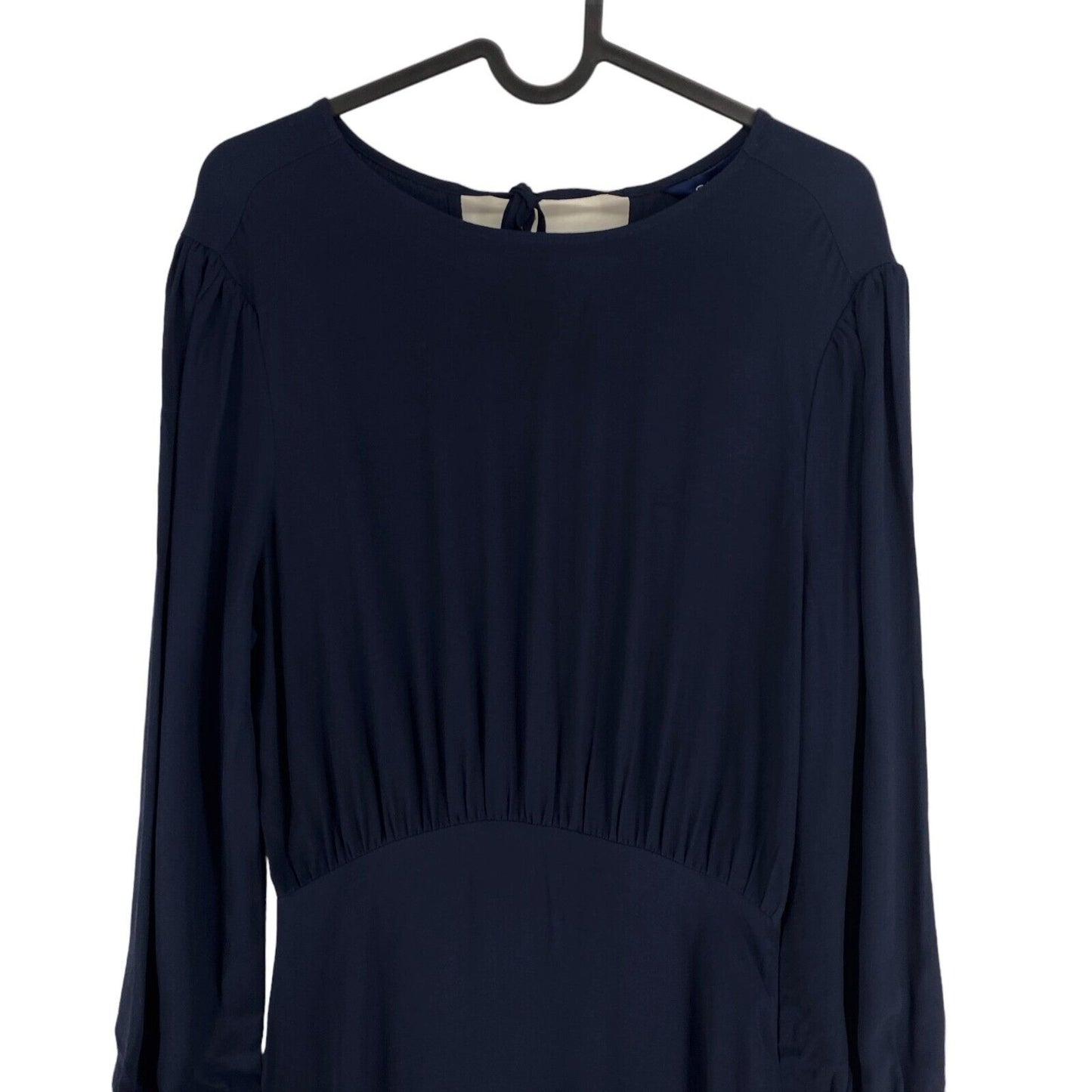 GANT Navy Blue Long Sleeves Pleated Dress Size EU 36 UK 8 US 6