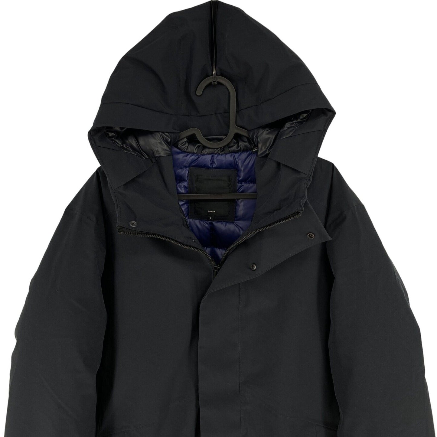 JACK&amp;JONES Herren Parka Blakeen mit Kapuze, Marineblau, Größe L