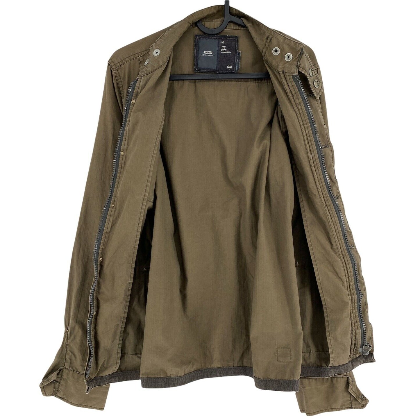 G-STAR RAW Braune Jacke aus 100 % Baumwolle, Größe M