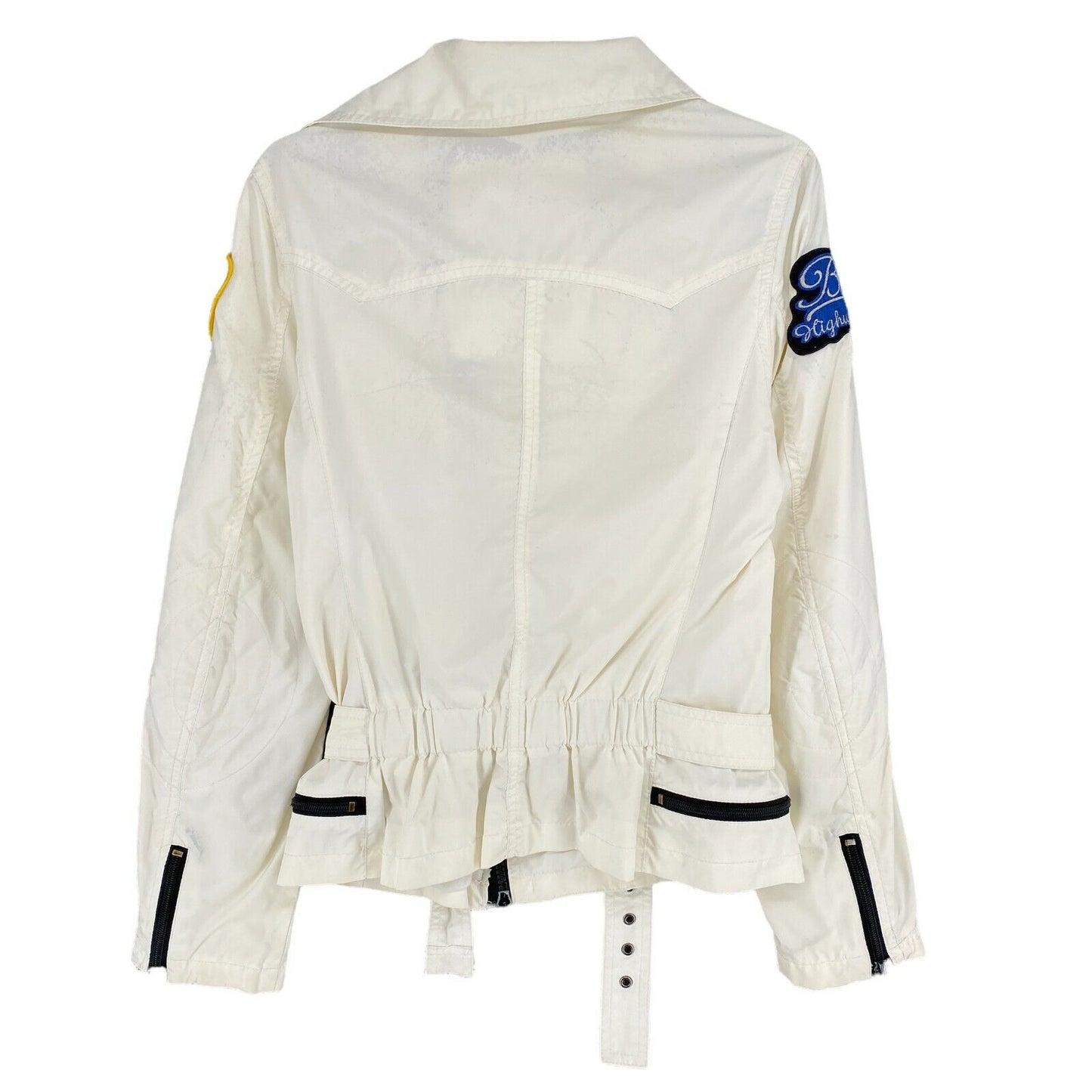 Blauer Cream White Jacket Jacket Size XS