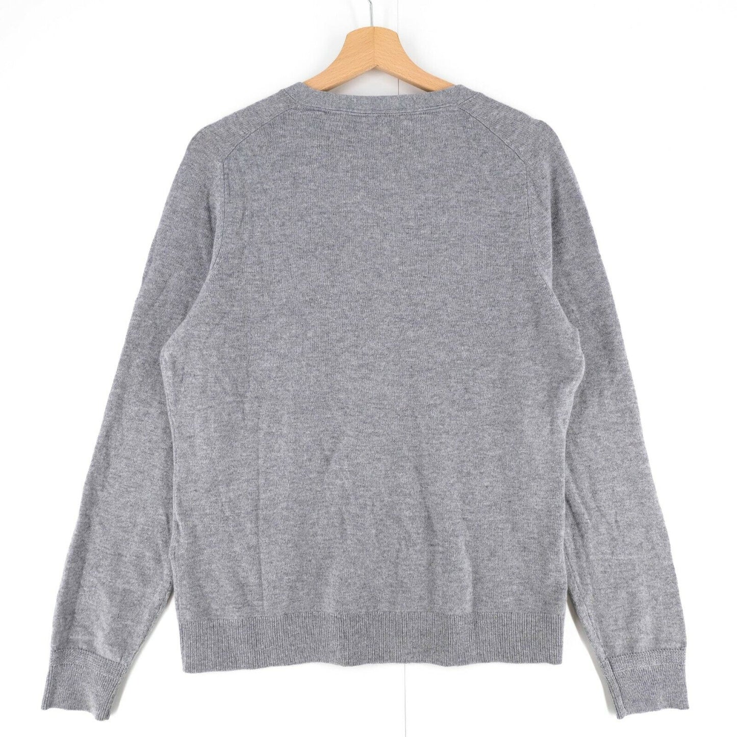 GANT Grey Merino Wool & Cashmere Blend Cardigan Jumper Size M