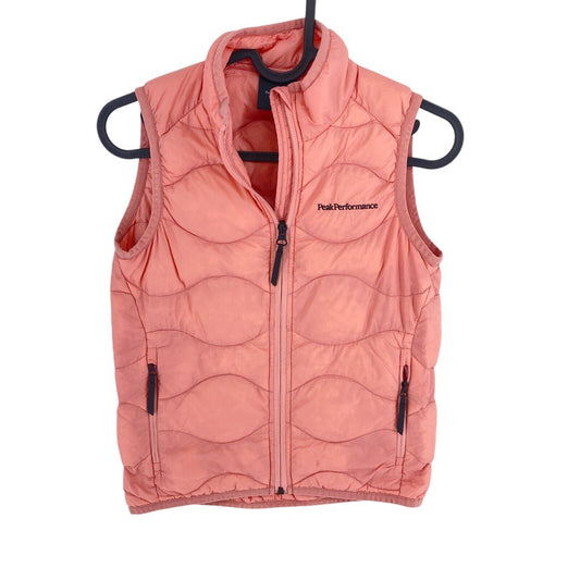 Peak Performance JR Pink Helium Down Vest Size 130 cm