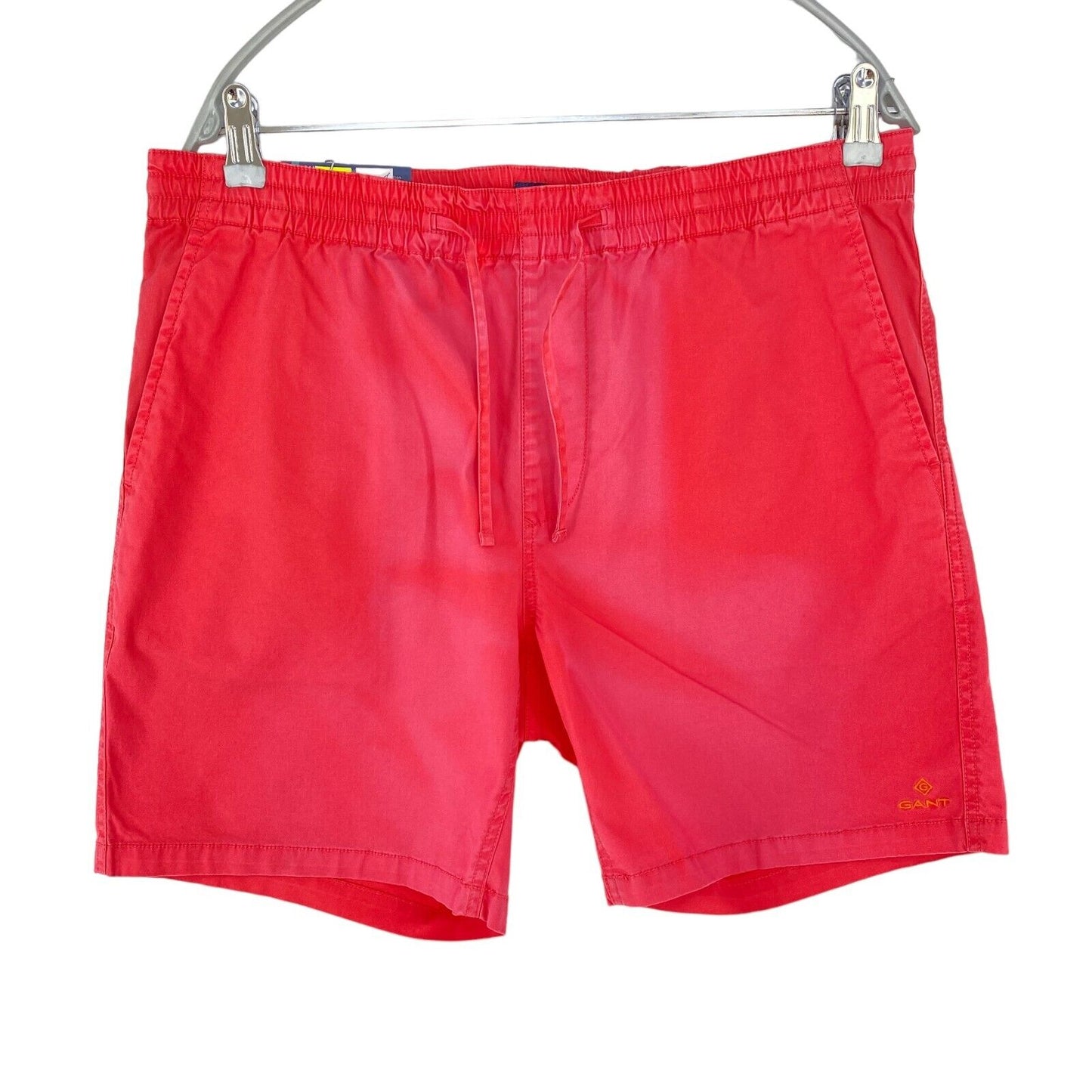 GANT Pink Regular Fit Elastic Waist Shorts Size M