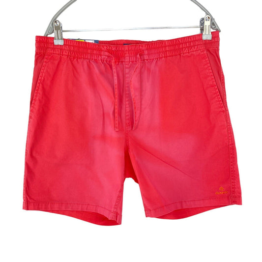 GANT Shorts mit elastischer Taille und normaler Passform, Größe M, Rosa