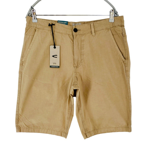 Camel Active Mens Brown Regular Fit Chino Shorts Size W32