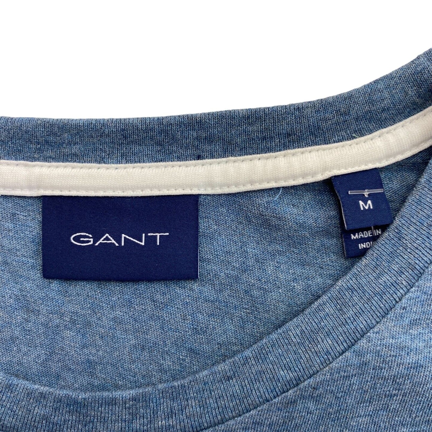 GANT Blueish Grey Graphic Crew Neck T-Shirt Size M