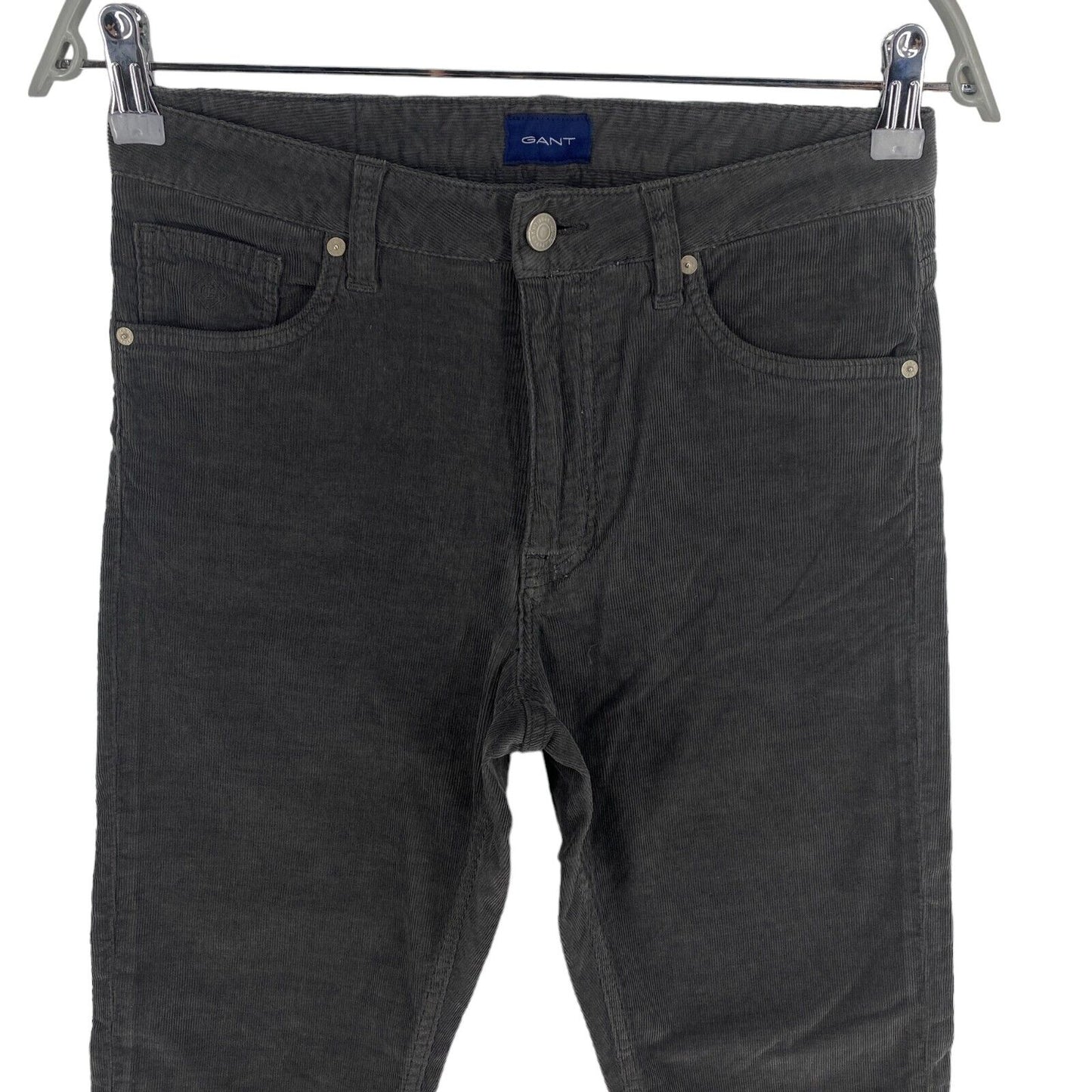 GANT Jean slim en velours côtelé gris foncé W27 L32