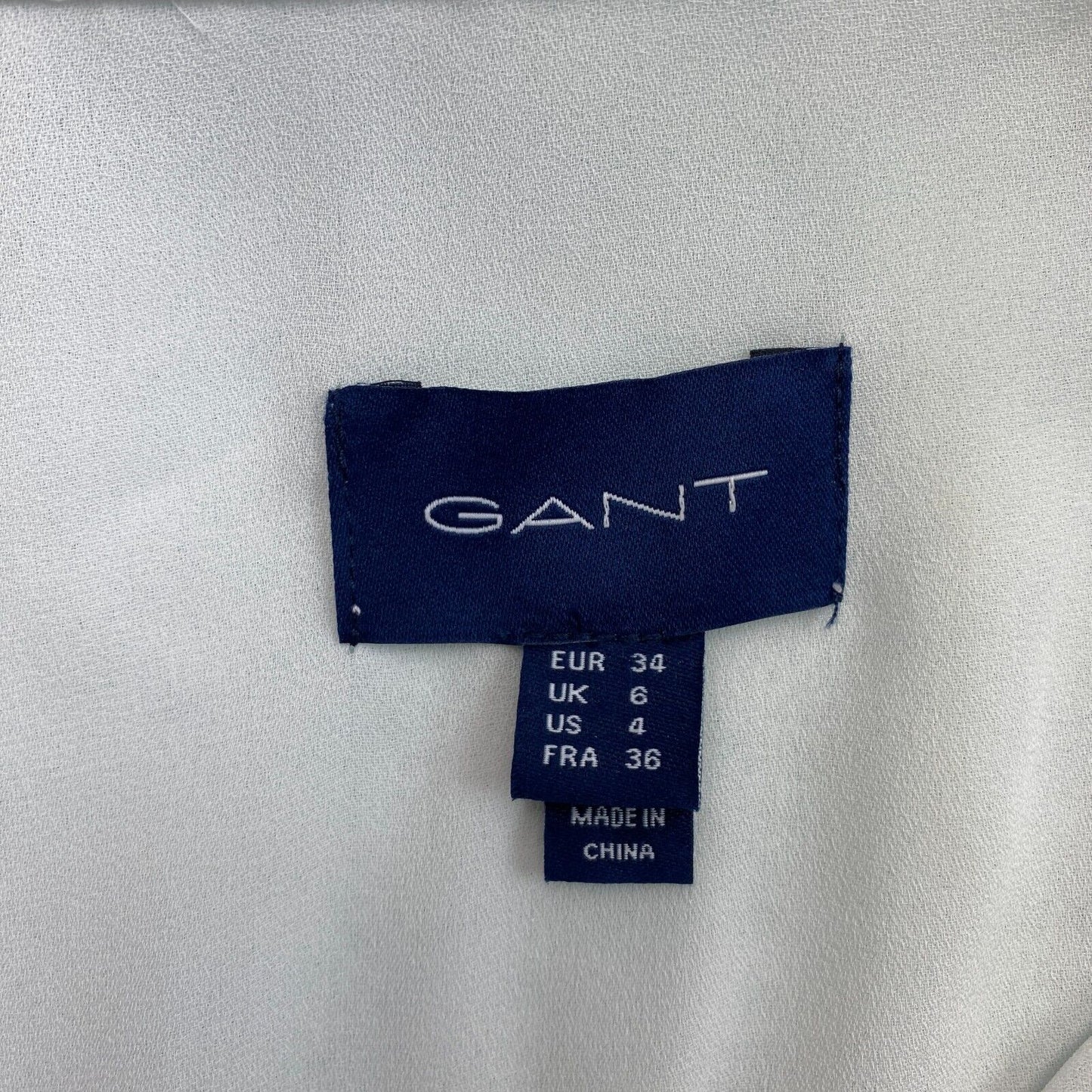 GANT Women White Colored Sequins Stripe SS Dress Size EU 34 UK 6 US 4